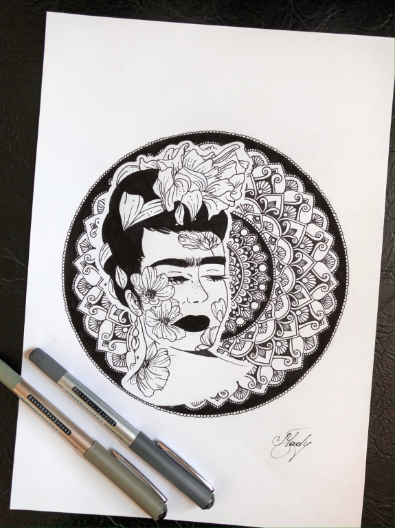 “Frida Kahlo” Mandala