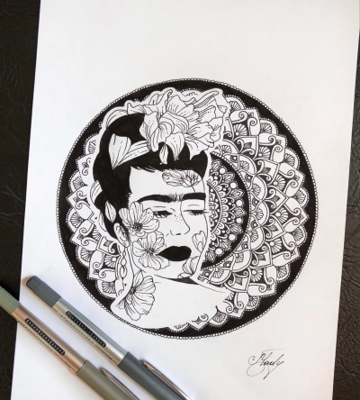 “Frida Kahlo” Mandala